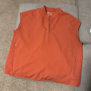 Figs terracotta Rafaela top